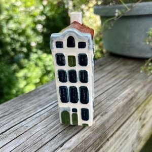 Amsterdam Keizersgracht Royal Goedewaagen K108 Empty Poly Delft Holland 4.25”